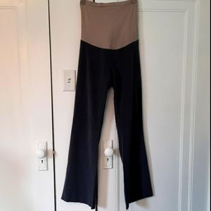 Gray maternity dress pants